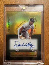 2025 Topps Archives Don Mattingly Auto (on card) Gold Foil Stand-Up Card SP#7/50