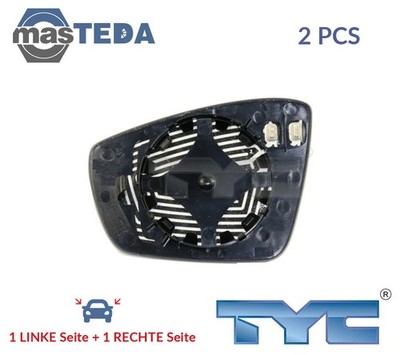 337-0183-1 AUßENSPIEGEL SPIEGELGLAS PAAR TYC 2PCS NEU OE QUALITÄT