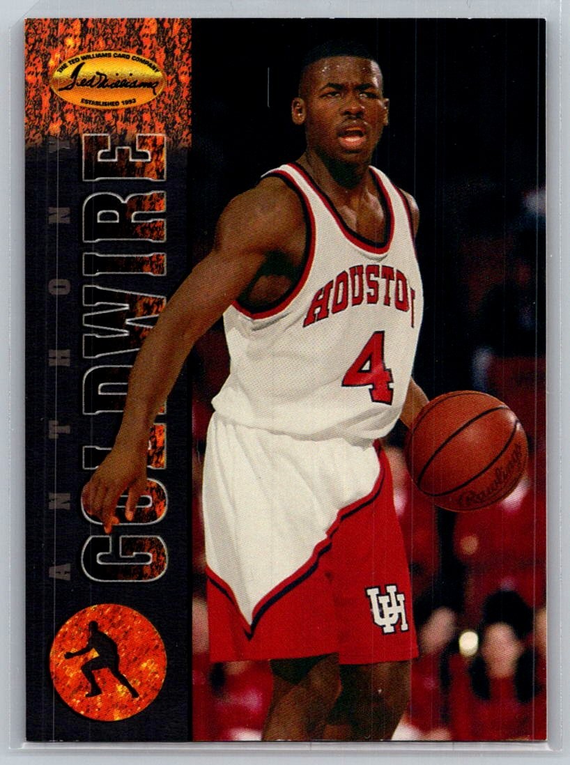 1994 Ted Williams Basketball #23 Anthony Goldwire - VG - Houston Cougars