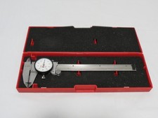 Starrett Dial Caliper, 0-6" White Face, EDP 65909 - 120X-6 Serial  M345042 Used