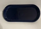 Fiestaware Bread Plate, Cobalt blue, 11 1/2 x  5 1/2"