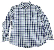 Chaps Shirt Mens Sz Large Dress Button Up Down Long Sleeve Casual Easy Care