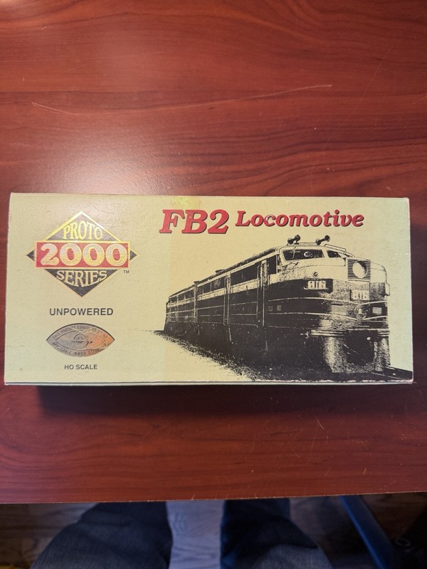 Proto 2000 8393 HO Scale Undecorated FB2 Dummy Diesel Locomotive