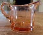 Vintage Pink Depression Glass Creamer Dish