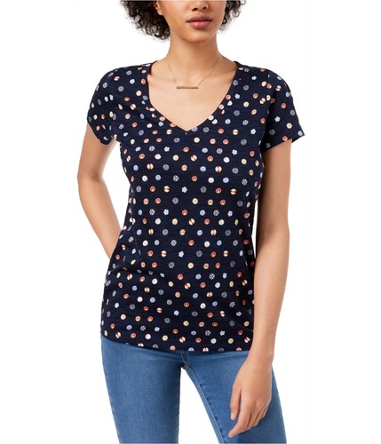 Cecil B323350 T-Shirt, Fog Grey Melange, XS Donna