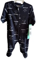 NFL Dallas Cowboys Footed Baby Sleeper Pajamas 3-6 Months Navy NEW