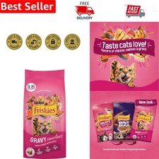 Delicious Chicken and Salmon Cat Food by Purina - 3.15 lb. Gravy Swirlers Bag 2.85 per pound