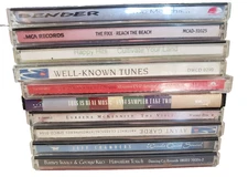 10 Assort CD's Fixx Bender Happy Hits Loreena McKennitt Barney Isaacs Jef + (C3)