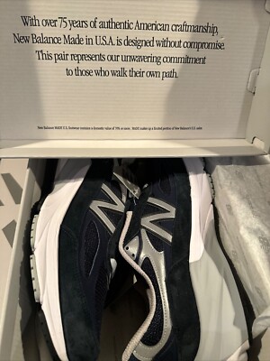 New Balance 990v6 Sneakers 990 Made in USA 'Navy' M990NV6 Men's