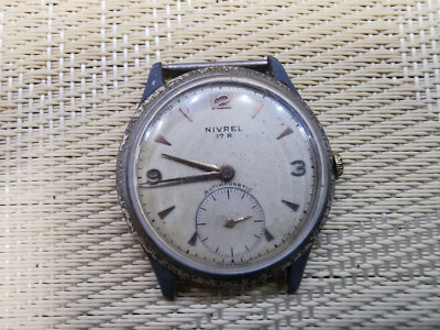 Vintage RARE SWISS MADE MEN WATCH NIVREL