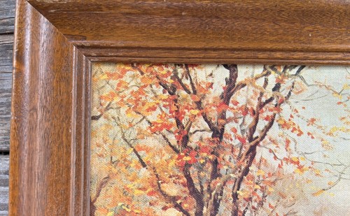 Robert Wood “October Morn” 1956 Signed~Framed~Vintage - Picture 5 of 9