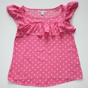 ruffle polka dot top