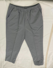 Blair Grey Women's Elastic Waist Pants With Pockets Size 12P