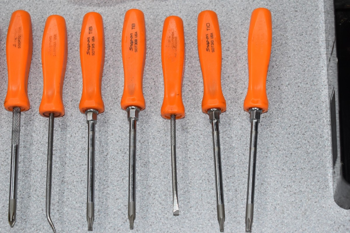 Snap-on mini 12 pack with hooks, awl, screwdrivers, & torx P-2 | eBay