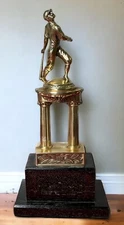 Antique Circa 1940's Weidlich Brothers Brand Figural Baseball Batter Trophy Old