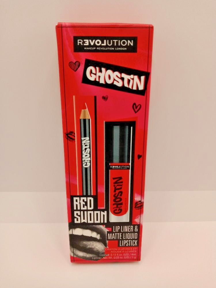Revolution Ghostin Red Swoon Lip Liner Matte Liquid Lipstick EBay