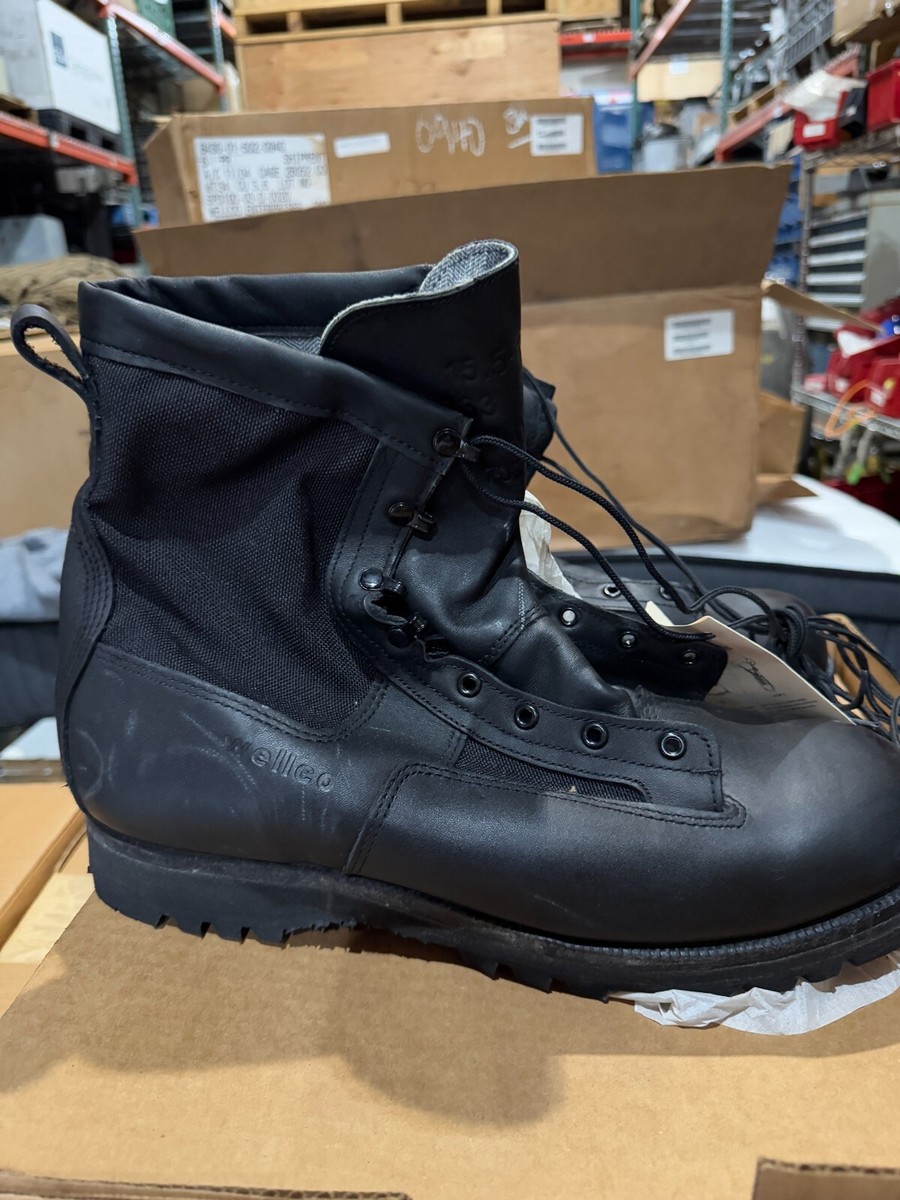 Wellco Vintage Military Infantry Combat Boot Jungle Steel Toe