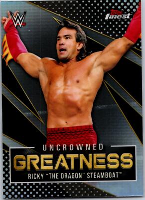 2021 Topps Finest WWE #UG-13 Ricky ''The Dragon'' Steamboat Uncrowned Greatness