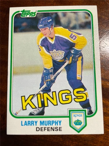 LARRY MURPHY - 1981-82 Topps - Rookie Card - Card 100 - NHL Hall of Fame