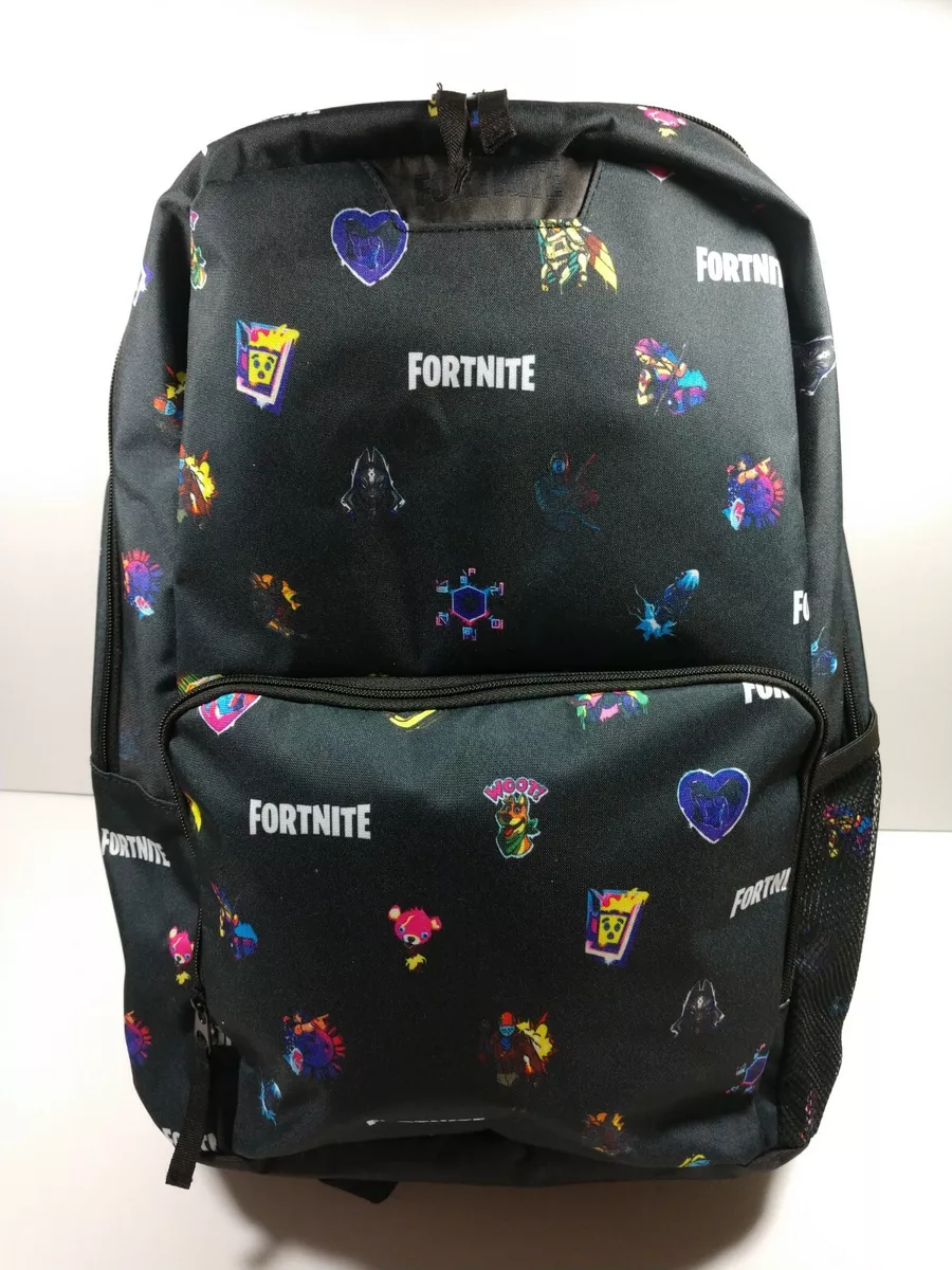 Fortnite Backpack Bookbag Black Kids