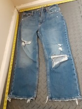 Abercrombie & Fitch Ankle Straight Ultra High Rise Jeans 28 6 XS #S165