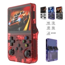 R36S Retro Handheld Video Game Console Card 64/128GB 3.5' IPS Screen 20000+ game