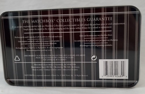 Matchbox Collectibles Platinum Edition 1959 Cadillac Convertible Collector Tin - Picture 11 of 17