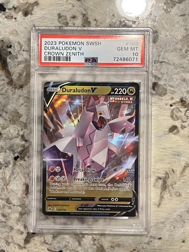 Pokemon Crown Zenith Duraludon V #103 PSA 10 *071