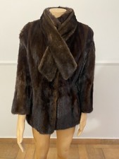 pelliccia Di Visone Marrone