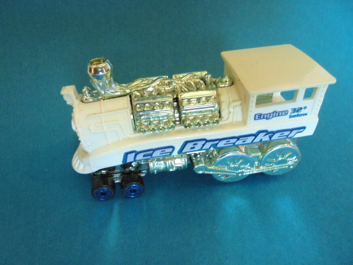 Vintage 1995 Hot Wheels Ice Breaker Rail Rodder Locomotive Toy