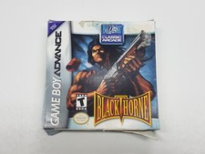 Blackthorne Authentic Nintendo Game Boy Advance Box tear