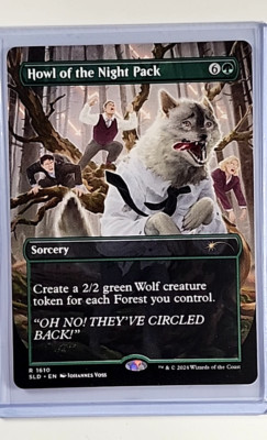 2024 MTG Magic the Gathering SLD Secret Lair Borderless  Howl of the Night Pack