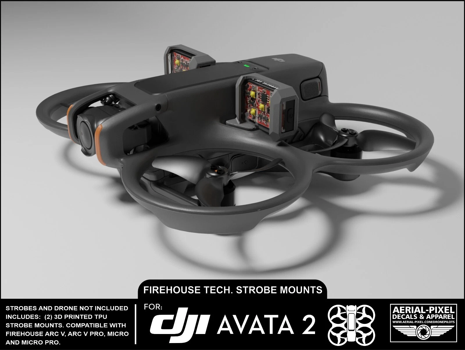 DJI AVATA 2 Strobe Mounts