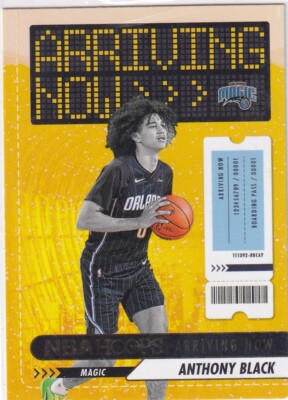 2023-24 NBA Panini Hoops No. 24 Anthony Black Rookie Arriving Now Bronze