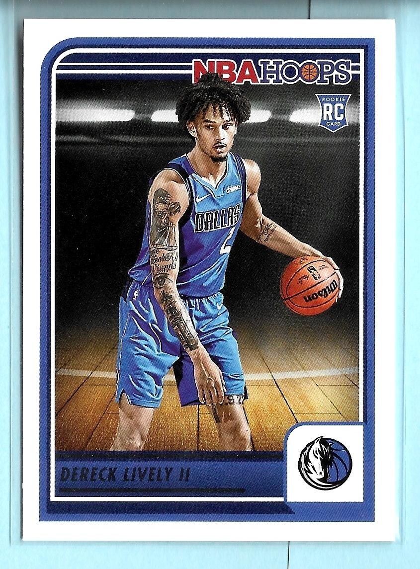 2023-24 NBA Hoops Dereck Lively II RC Rookie #241 Dallas Mavericks