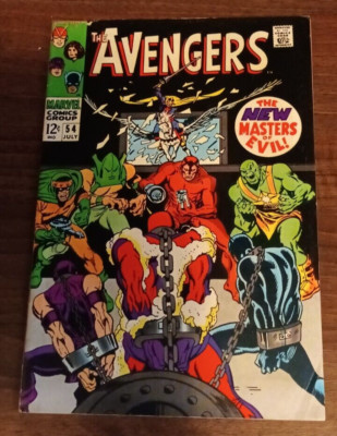 AVENGERS #54 (Marvel 1968) First Appearance ULTRON (cameo) 7.5 (VFN-) cents copy