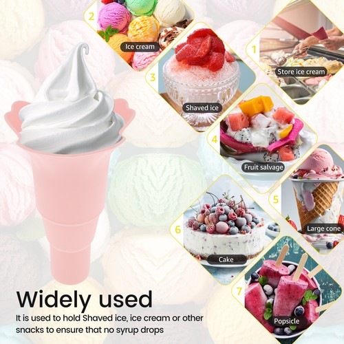 6 Pcs Popsicle Holder Silicone Ice Pop Holder with Hanging Empty Design elHfl - Picture 4 of 11