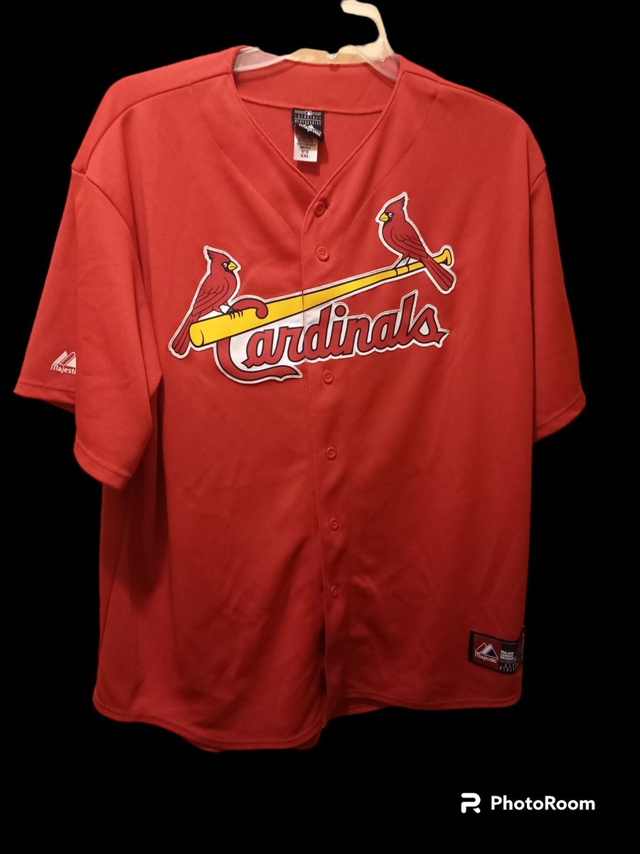 St. Louis Cardinals Blank Baseball Jersey Authentic Majestic