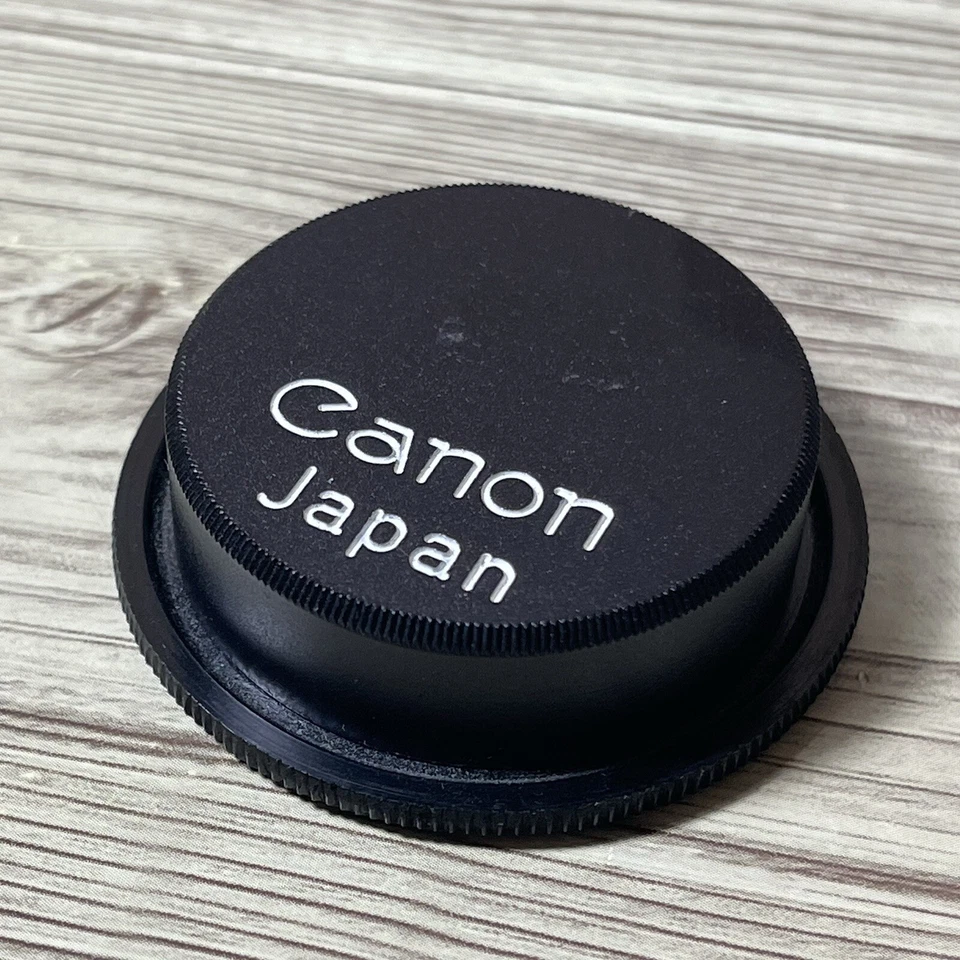 GENUINE CANON L39 LTM LEICA Screw Mount Camera Black Body Cap & Rear Lens Cap Q - Image 2 of 4