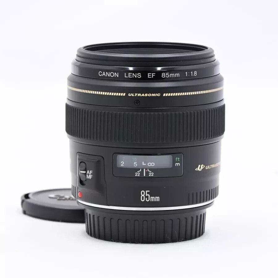 Canon EF 85mm F1.8 USM IS USM Lens Wide Angle AF Lens W/caps from