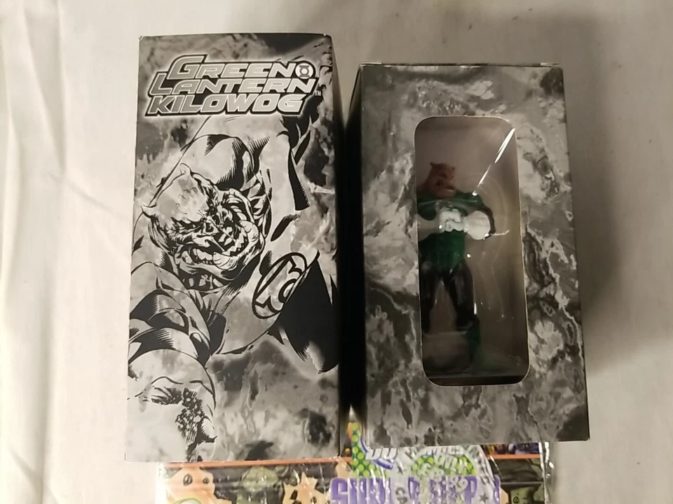 DC COMICS SUPERHÉROE COLECCIÓN FIGURA ESPECIAL Y REVISTA Kilowog Cast In Lead Foto 2 de 3