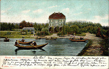 AK GRUSS AUS WUPPERTAL HOTEL VILLA WALDSEE IHN. SCHWACKE COL. 1906 WESTFALEN