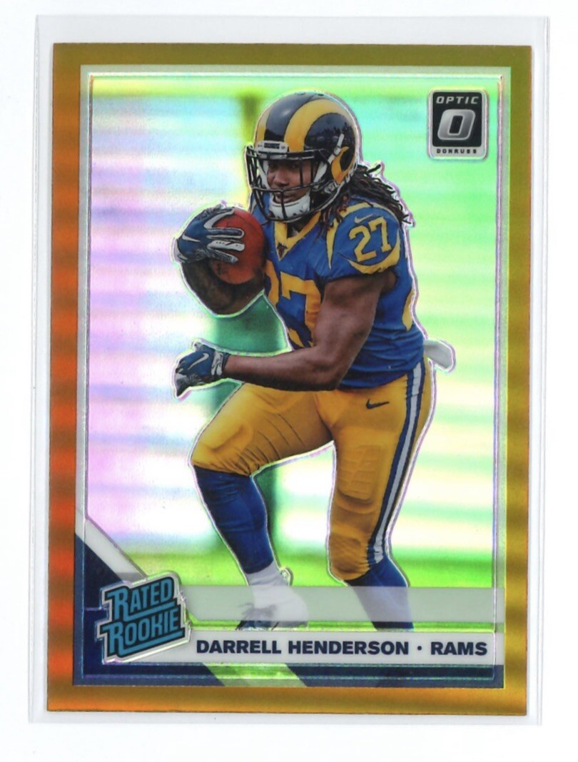2019 Panini Donruss Optic Rated Bronze Prizm Darrell Henderson #160 Rookie RC
