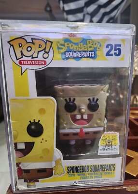 SIGNED Tom Kenny SpongeBob SquarePants Funko POP 25 - Fan Shellabration ...