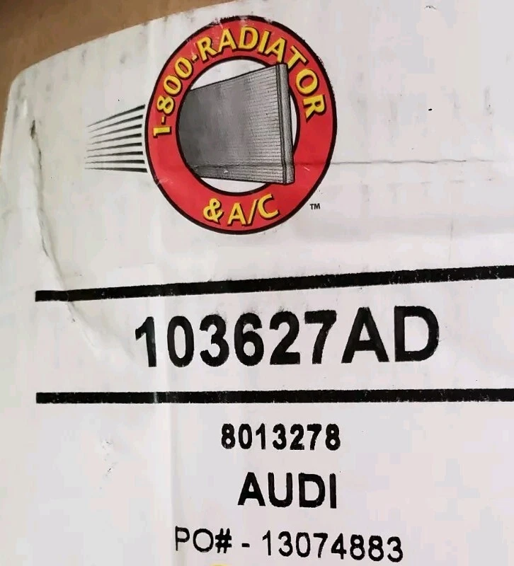 Radiador para 08-18 Audi A5 Q5 S4 S5 A6 A7 3.0/3.2L AT núcleo aluminio DPI 13278 Foto 4 de 4