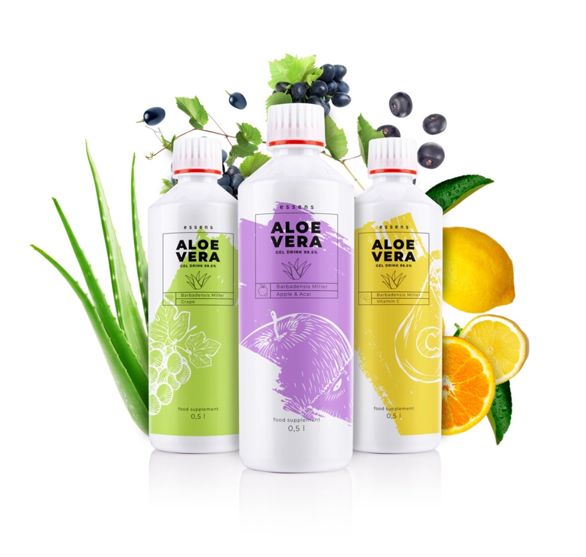 ⭐️ Set Aloe Vera Gel Drinks- integratore alimentare-Essens⭐️