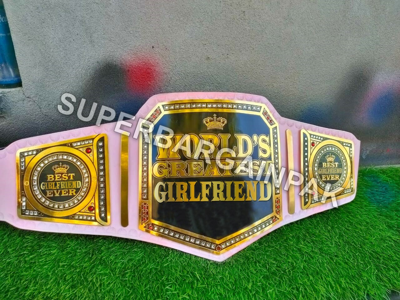 WORLD GREATEST Girlfriend Wresting Championship belt Gift For Her