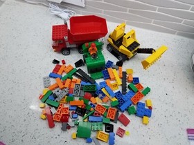 ❤️Lego Road Construction Set 6187 Dump Truck Excavator Steam Roller Free Ship