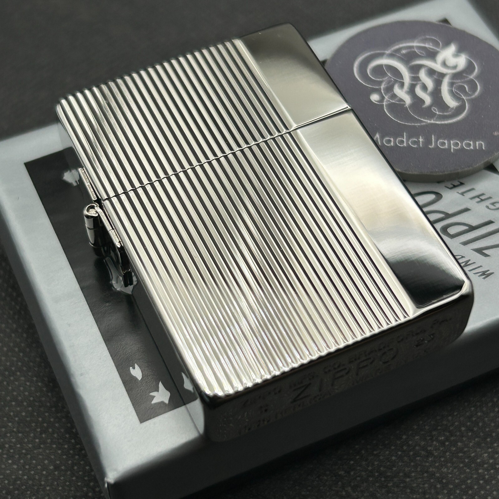 1935 Replica Diamond Cut Line 2 Sided Processing Silver Japan