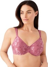 WACOAL 34 DDD 85567 AWARENESS FULL FIGURE SEAMLESS U/W BRA, ROSE WINE, NWT 65